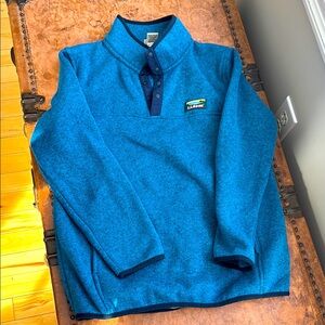 L.L.Bean Blue Pullover Sweater size 14/16